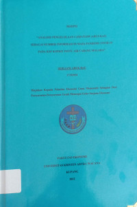 Analisis pengeloaan Cash-Flow ( Arus Kas )  sebagai Sumber informasi di masa Pandemi Covid-19 pada KSP KOPDIT Pintu Air cabang Malaka.