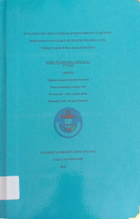 Pengaruh Likuiditas terhadap pertumbuhan laba pada Perusahaan manufaktur sub sektor kimia yang terdaftar dibursa efek Indonesia.