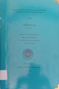 Analisis Pengaruh Intensitas Aset tetap dan Intensitas Persediaan terhadap penghindaran pajak (studi pada perusahaan Sub-sektor dagang yang terdaftar di Bursa Efek Indonesia)