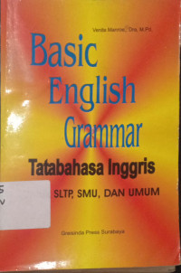 Basic English Grammar=Tata Bahasa Inggris